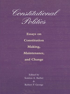 cover image of Constitutional Politics